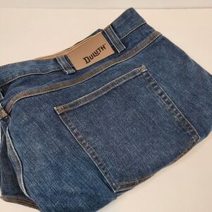 Duluth Trading Flex Ballroom Jean Men 46x30 Relaxed Fit Straight Leg Medium Wash